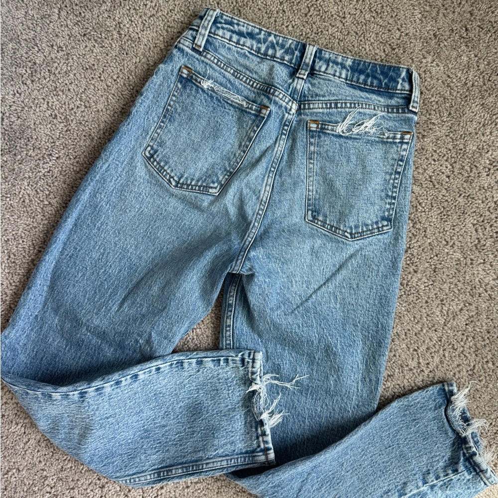 Abercrombie & Fitch Mom High Rise Jeans Size 26 - Picture 4 of 6